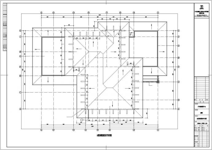 某楼盘项目两套三层别墅建筑设计CAD图_图1
