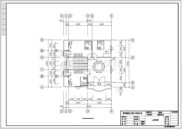 荆道香私宅建筑全套建筑设计CAD施工图纸-图二