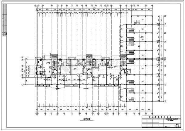 某高档小区59#住宅建筑CAD施工设计图纸-图一