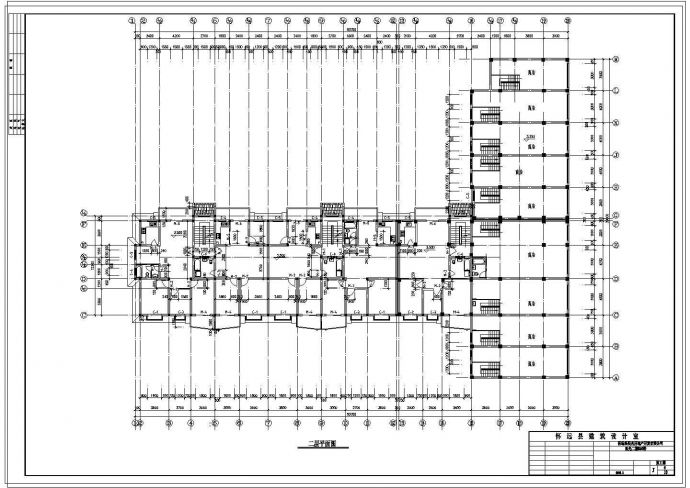 某高档小区59#住宅建筑CAD施工设计图纸_图1