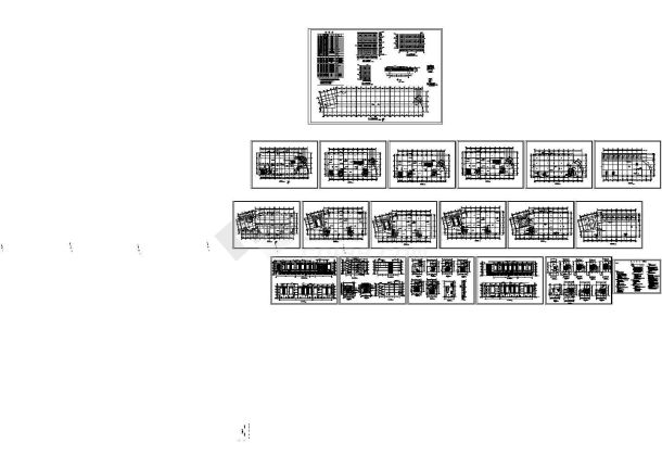 大型商场建筑施工图1cad施工图设计-图二