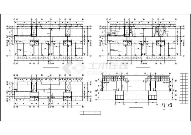 某地上十七层短肢剪力墙结构住宅结构图（CAD，14张图纸）-图二