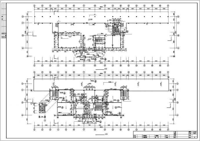 上海某度假区1200平米2层框架结构高档会所建筑设计CAD图纸_图1