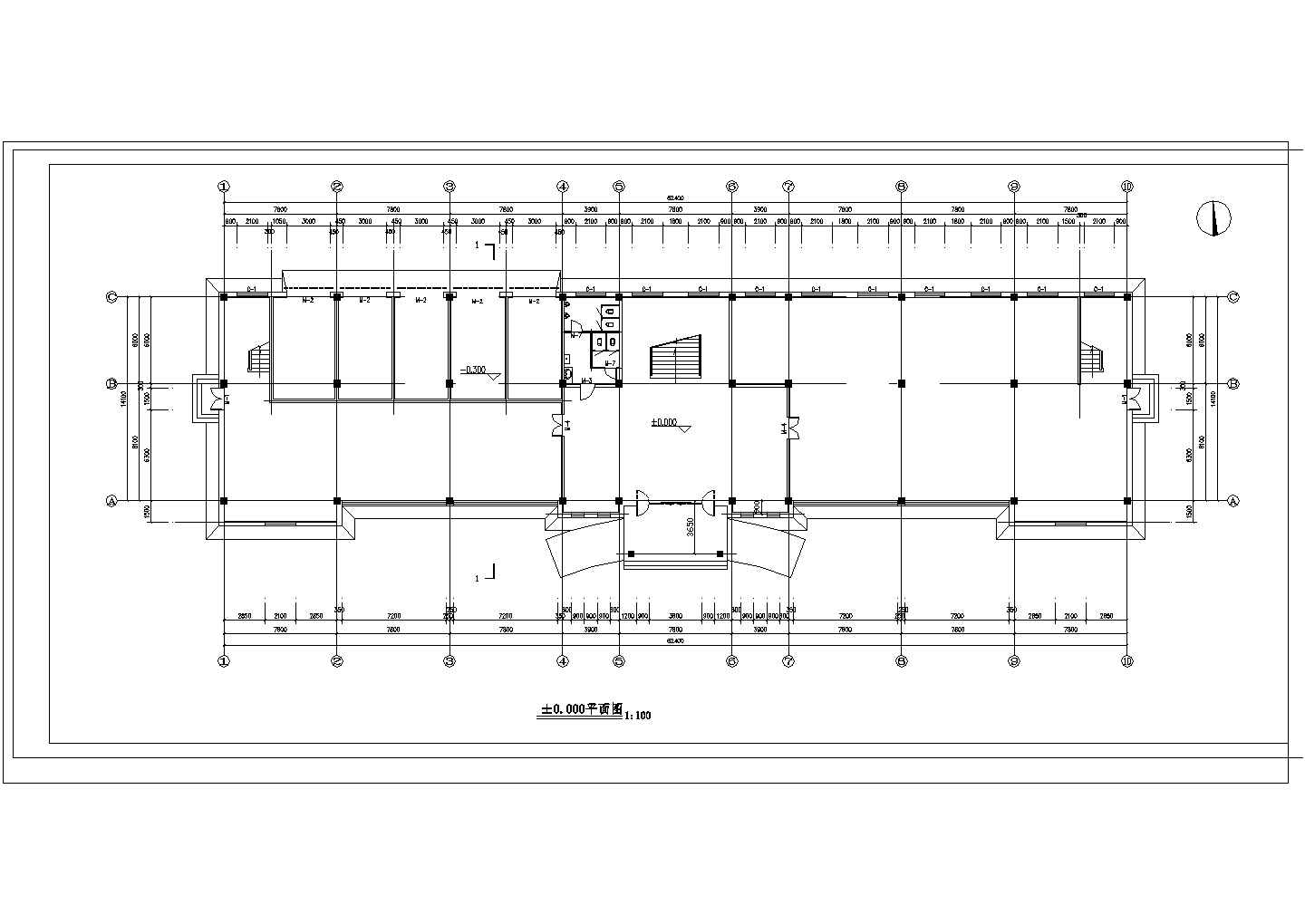 办公楼设计_厂房设计_某地完整的厂房办公楼方案CAD设计图纸及效果图