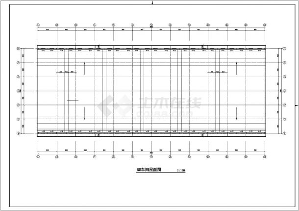 厂房设计_长96米 宽36米 单层工业厂房车间建筑方案设计图【平立剖】CAD设计施工图纸-图一