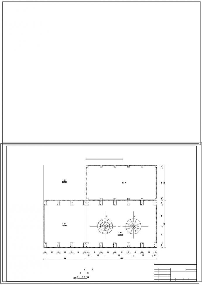 厂房设计_某地二瓦槽水电站厂房整套CAD设计图纸_图1
