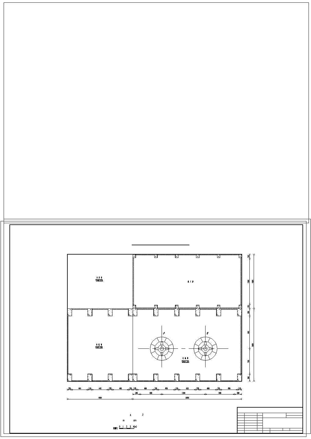 厂房设计_某地二瓦槽水电站厂房整套CAD设计图纸