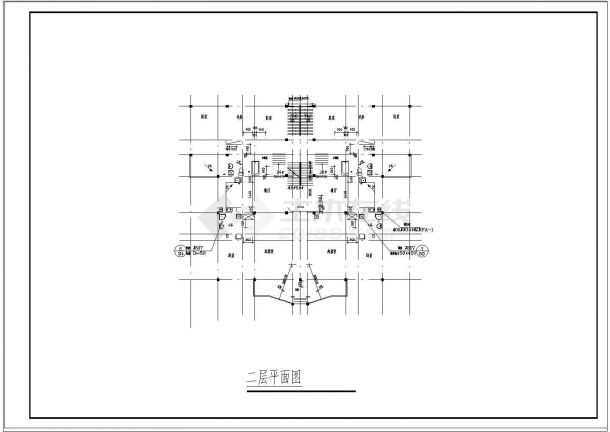 点式住宅楼建筑整套cad设计图-图一