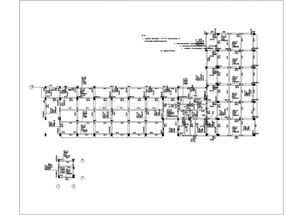 常州市某实验小学5+1层框架结构教学楼全套结构设计CAD图纸-图二