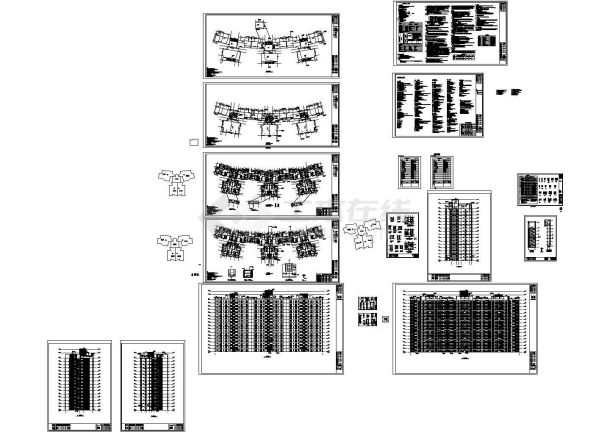 值班医生宿舍建筑施工设计图-图一