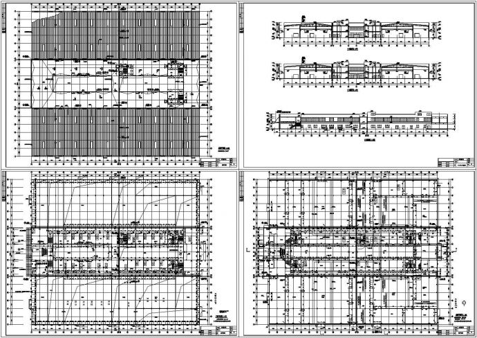 某2层16276.28平米生产基地厂房建筑施工图纸_图1