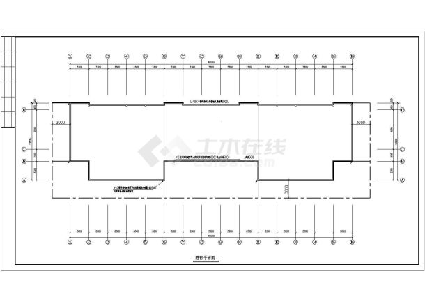 多层公寓宿舍楼电气设计CAD平面图-图一