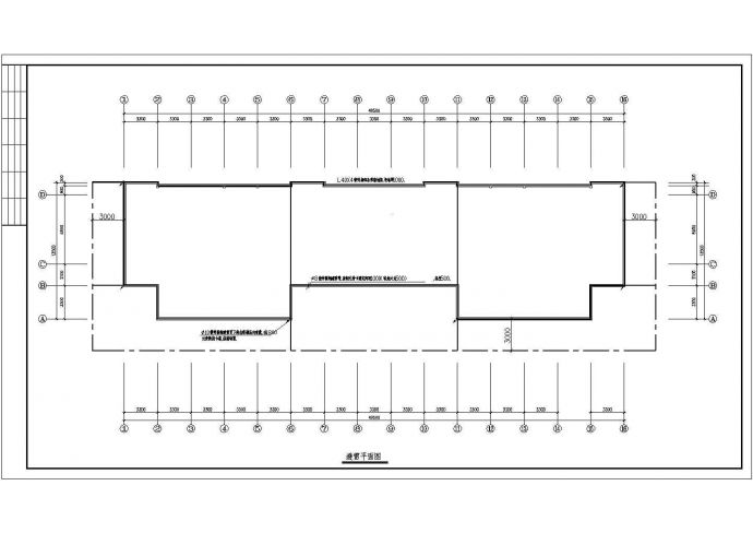 多层公寓宿舍楼电气设计CAD平面图_图1