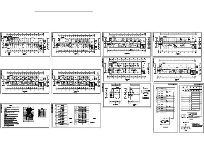 某13层医院住院部电施设计图_图1