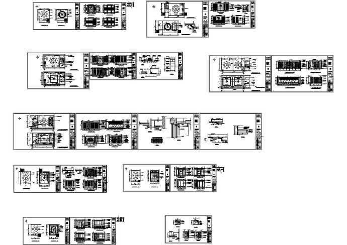 某地区中餐厅室内装修设计图纸（CAD）_图1