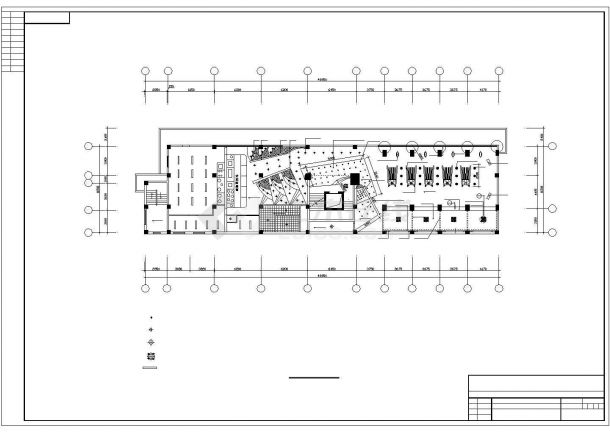 北京市西单地区某1200平米高档酒店全套装修CAD设计图纸-图二