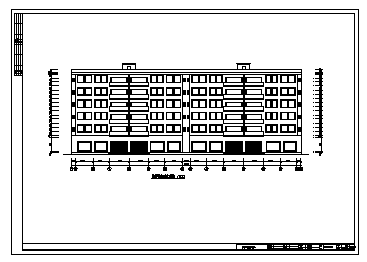 土木工程毕业设计_经典两套多层商住楼毕业设计资料(含计算书，建筑图，PKPM模型)-图一