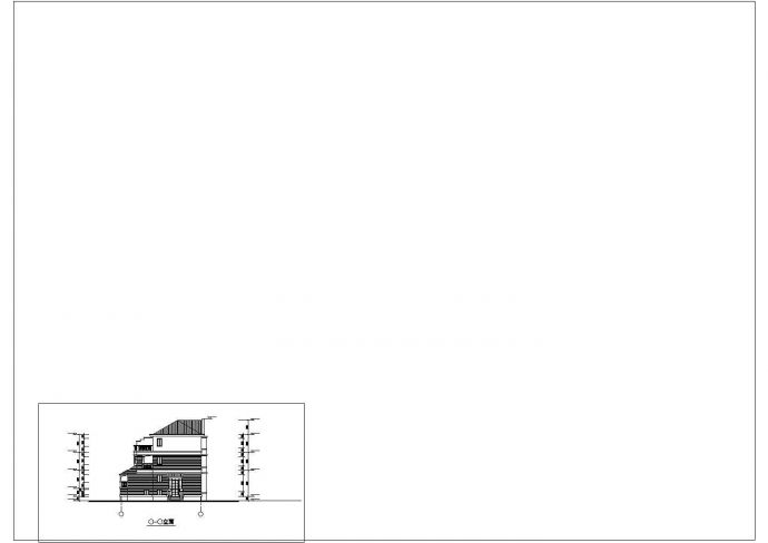 [昆山]某住宅花园联体别墅建筑设计cad施工图纸_图1
