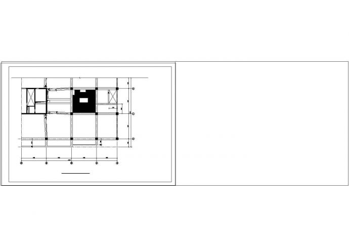 办公楼设计_某办公楼8层和10层加固cad整套设计图纸_图1