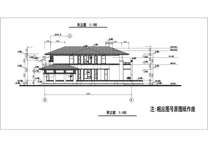 某地一套大型别墅结构设计施工图纸_图1