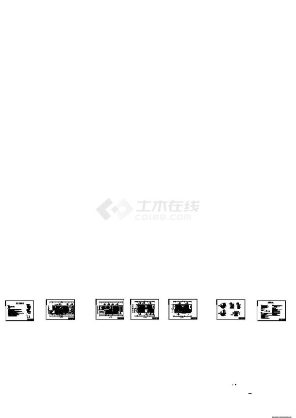 北京某别墅地暖施工CAD图纸设计-图一