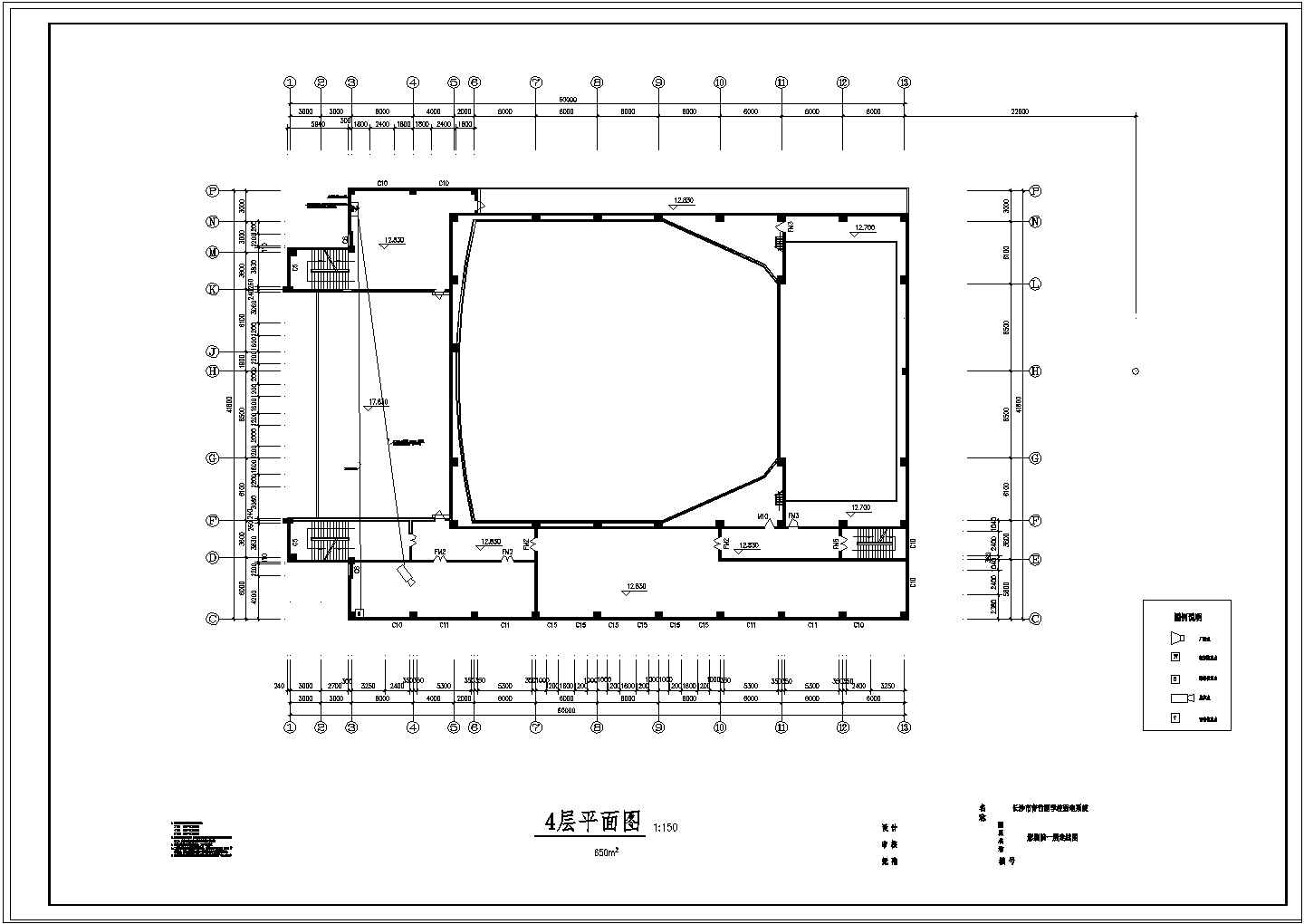 某地区青少年宫建筑CAD施工图纸