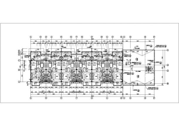 常州市某小区1700平米3层框混结构单体别墅建筑设计CAD图纸-图二