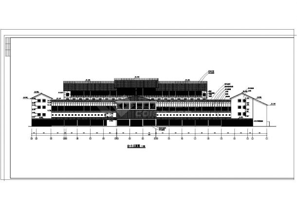 某宾馆设计建筑CAD完整节点完整设计图-图二