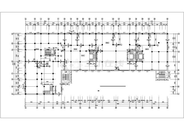 昆明市某小区7600平米五层结构住宅楼平面设计CAD图纸-图一