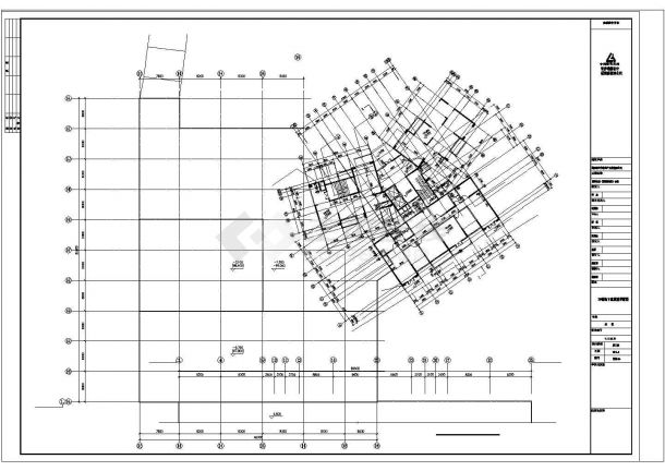 [湖南]高层框架剪力墙结构板式住宅建筑施工图-图二