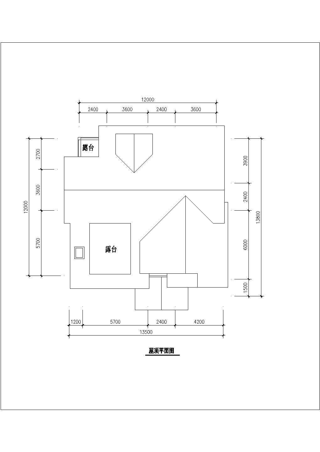 某别墅建筑方案CAD图纸设计