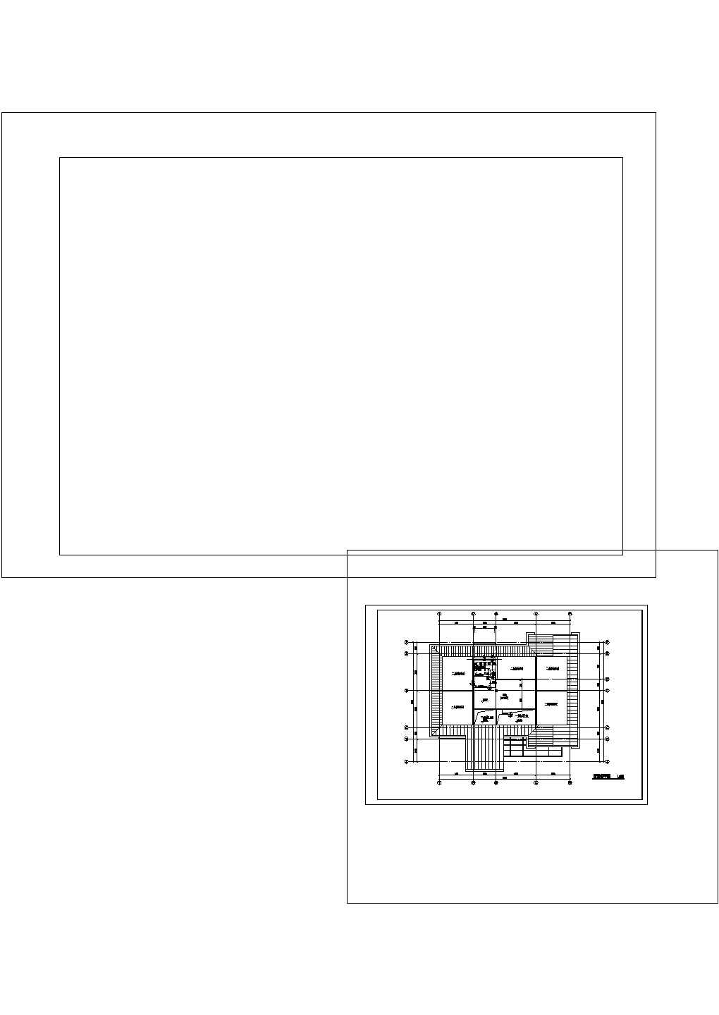 2+1阁楼层300.97平米框架别墅建施CAD图纸设计【平立剖 楼梯 门窗[表] 节点大样 说明】