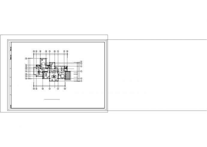 2层479平米美式别墅建筑施工图cad【平立剖 楼梯 节点大样 设计说明】_图1