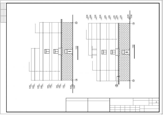 某地区现代白领单身公寓建筑设计cad全套图纸_图1