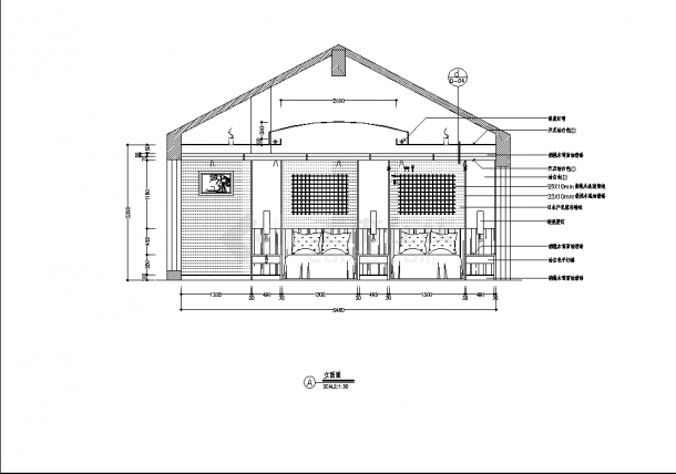 2套日式别墅住宅楼装修设计建筑施工cad图纸-图二