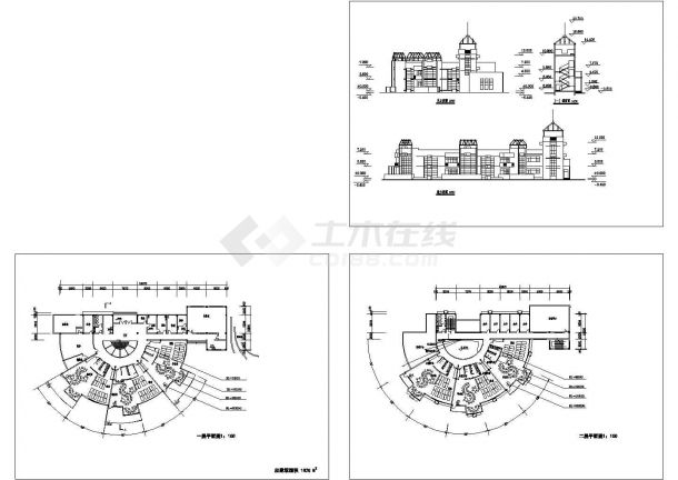 6班 2层1820平米幼儿园建筑方案设计图-图一