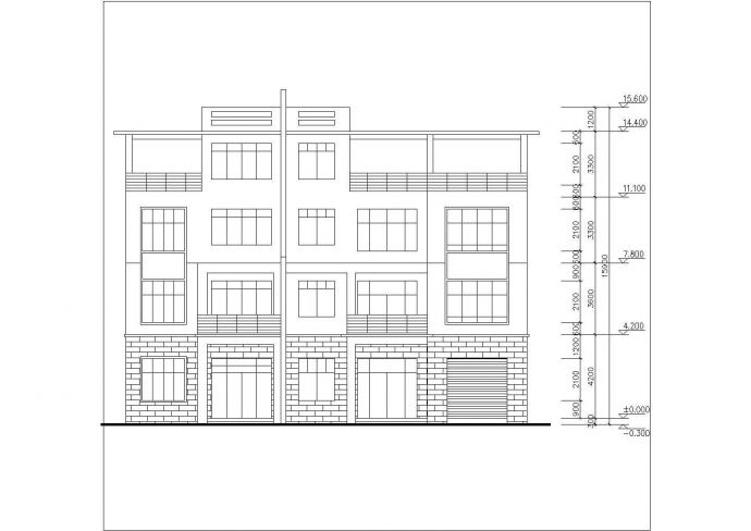 某商业现代住宅楼建筑全套方案设计施工CAD图纸_图1