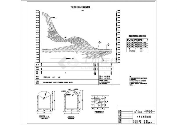 【最新】某电站工程隧洞设计CAD图纸-图二