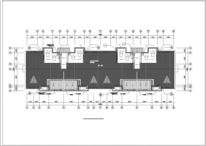 群星花园小区住宅楼建筑详细CAD平立剖面设计图_图1
