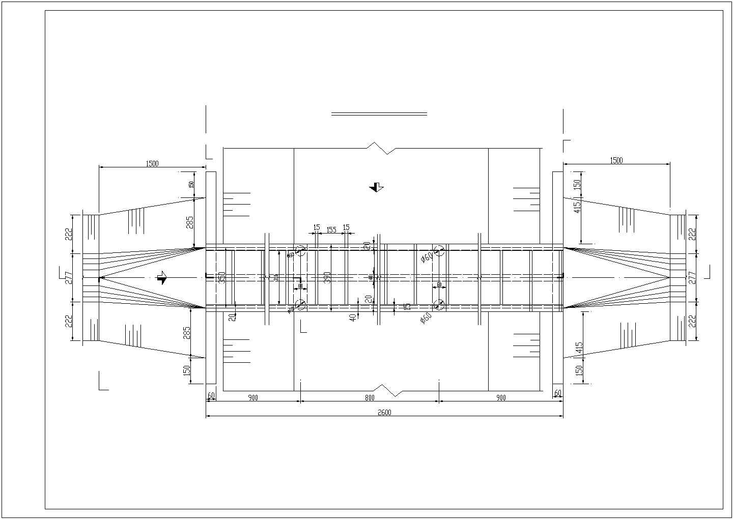 【最新】某大型水利工程渡槽全套CAD图纸