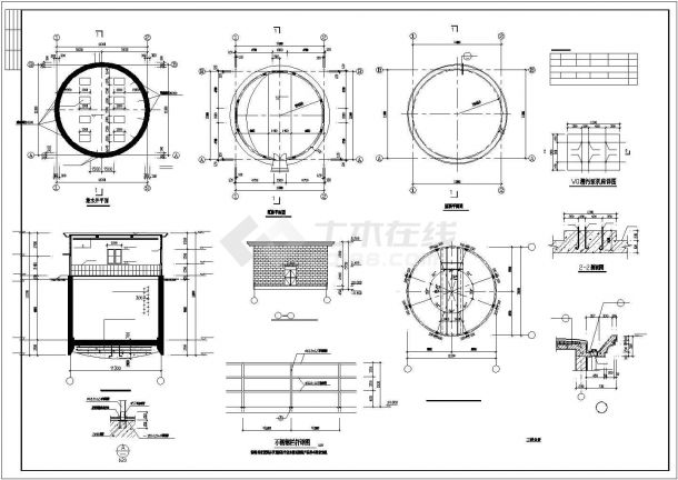 【最新】某集水井结构设计CAD图纸-图二