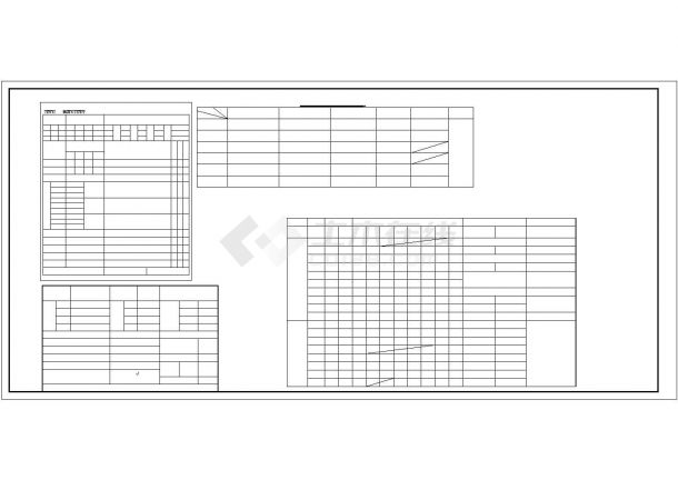 某2921平方米宁夏中宁县三层幼儿园建筑设计CAD图纸-图一