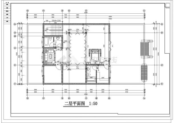 北京经典四合院全套建筑设计CAD施工及效果图-图二