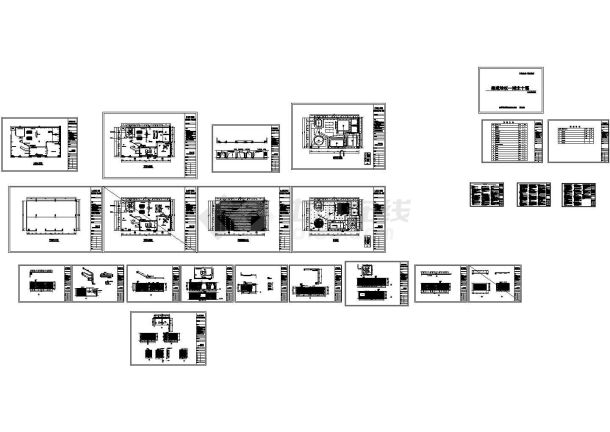 地板专卖店设计cad 施工图纸-图一