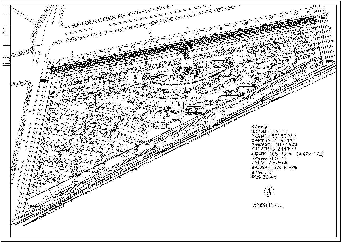 长春里小区平面规划图(cad)