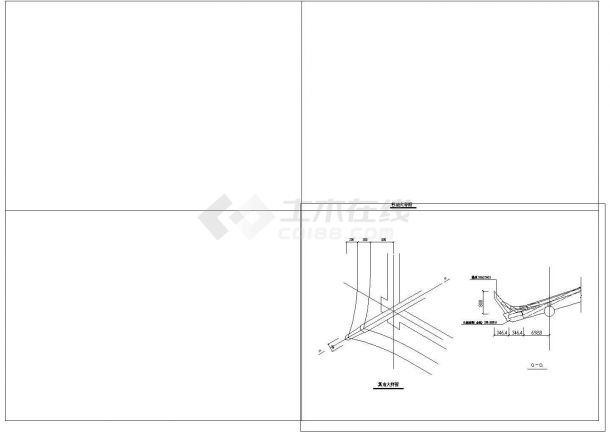 木结构六角连亭cad图纸设计-图二
