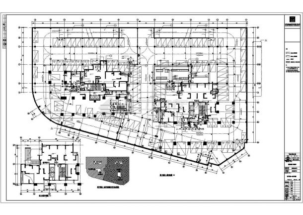 [四川]一级高层框架剪力墙结构塔式住宅楼建筑施工图（含两套方案）-图二