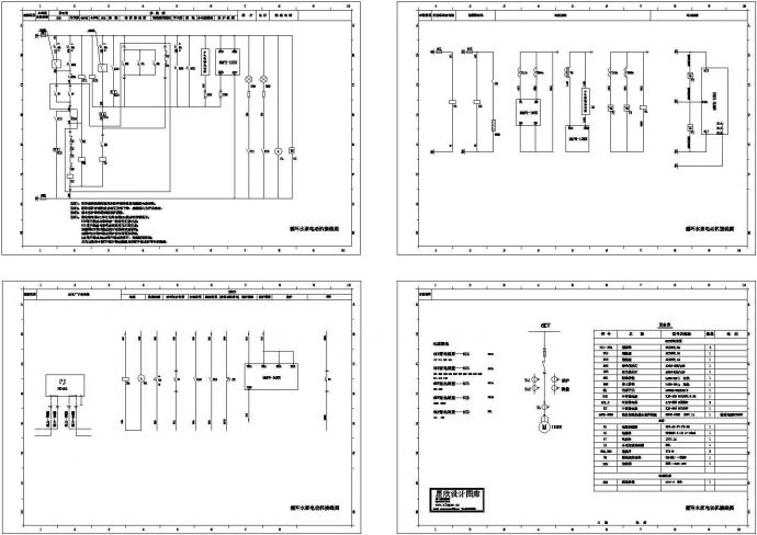 循环水泵二次接线CAD图(cad)_图1