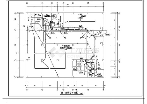 某省地下车库电气系统设计图纸-图二