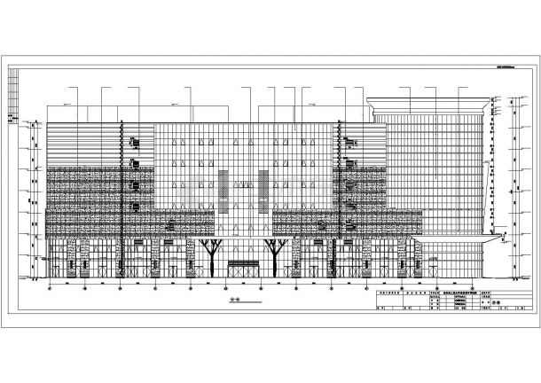 [黑龙江]高层双子塔式住宅建筑施工图（含商业影院建筑）-图一